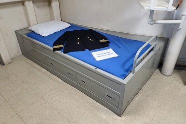 Stateroom for a mid-level officer on the USS Wisconsin