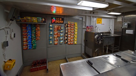 Snack bar on the USS Wisconsin