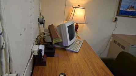 Computer terminal on the USS Wisconsin