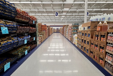 Aisle 3 at Sharp Shopper in Middletown, Pennsylvania