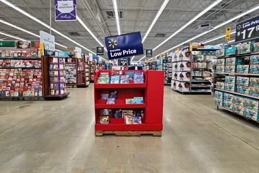 Action alley at Walmart in Waynesboro, Virginia