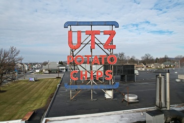 Sign at Utz factory [01]