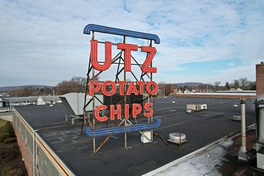 Sign at Utz factory [02]