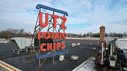 Sign at Utz factory [03]