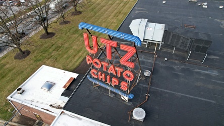 Sign at Utz factory [04]