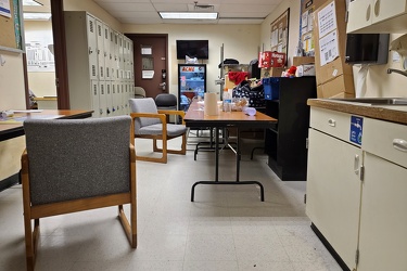 Employee breakroom at Acme in Brigantine, New Jersey