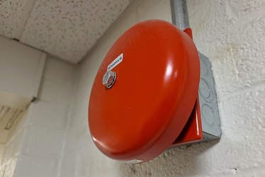 Fire alarm bell at Franconia Center