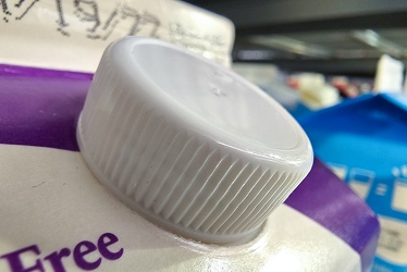 Cap on a milk carton [01]