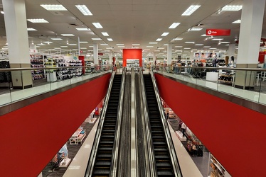 Escalators at Target in Rockville, Maryland