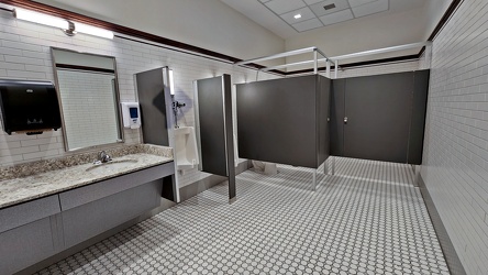 Men's restroom in Wilson Hall