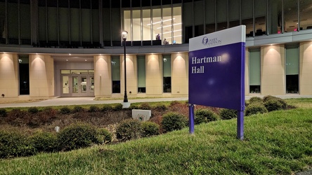 Sign for Hartman Hall [02]