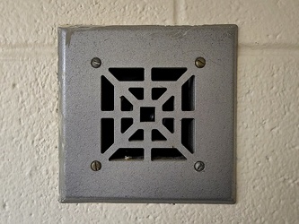 Former fire alarm at Gabbin Hall