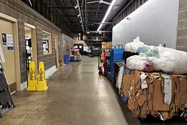 Back hallway at Food Lion in White Sulphur Springs, West Virginia