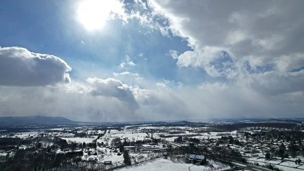 View of Waynesboro, Virginia from above Waynesboro Town Center shopping center [01]