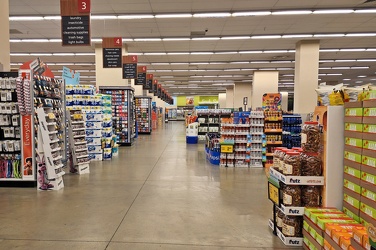 Front aisle of Twinbrook Safeway