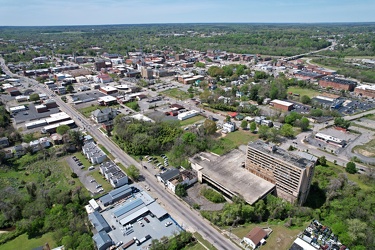 Aerial view of downtown Petersburg, Virginia [04]