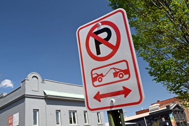 No parking sign in Carytown