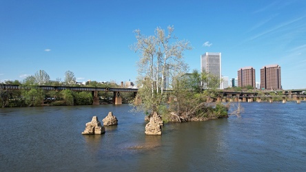 Small island in the James River