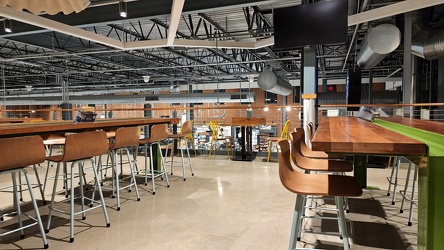 Seating area at Whole Foods on West Broad Street