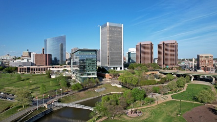 Skyline of Richmond, Virginia from over the James River [06]