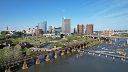 Skyline of Richmond, Virginia from over the James River [03]