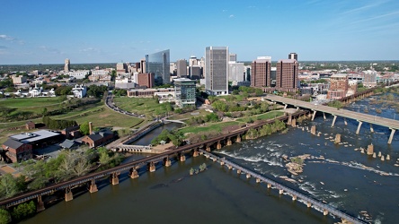 Skyline of Richmond, Virginia from over the James River [02]