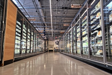 Frozen food aisle at Whole Foods in Glover Park