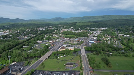 East Main and Broad Streets in Waynesboro, Virginia