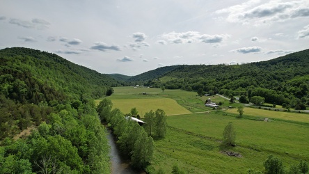 Farmland along the Virginia-West Virginia border