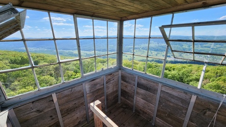 Interior of Sounding Knob Fire Tower [02]