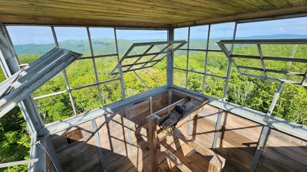 Interior of Sounding Knob Fire Tower [01]