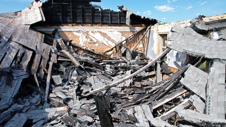 Sherando United Methodist Church, following a fire [06]