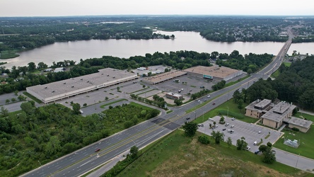 Aerial view of Diamond Point Plaza