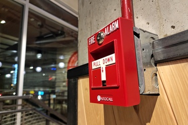 Autocall pull station at Whole Foods Market in Towson, Maryland [03]