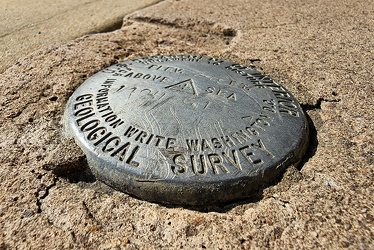 USGS benchmark at Etters Roxbury Store [01]