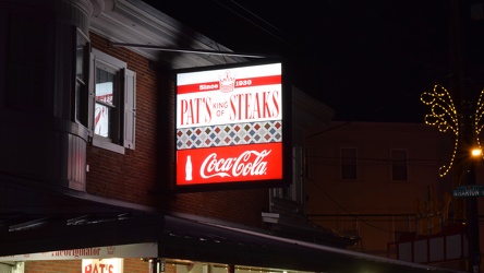 Sign for Pat's King of Steaks [01]