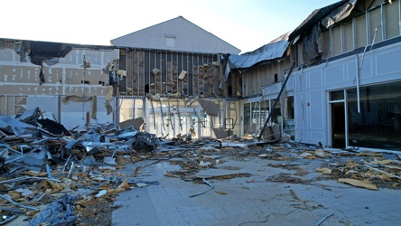 Staunton Mall demolition progress, August 2022 [25]