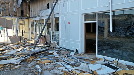 Staunton Mall demolition progress, August 2022 [32]