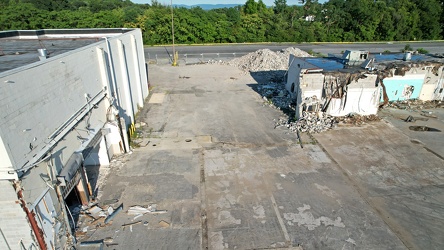 Staunton Mall demolition progress, August 2022 [15]