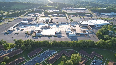 Staunton Mall demolition progress, August 2022 [04]