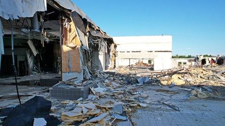 Staunton Mall demolition progress, August 2022 [33]