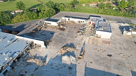 Staunton Mall demolition progress, August 2022 [09]