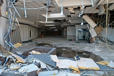 Staunton Mall demolition progress, August 2022 [29]