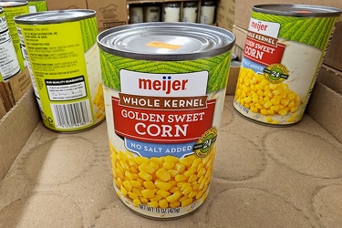 Meijer-brand corn at Sharp Shopper