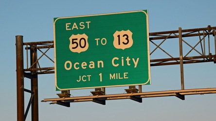 US 50 to US 13