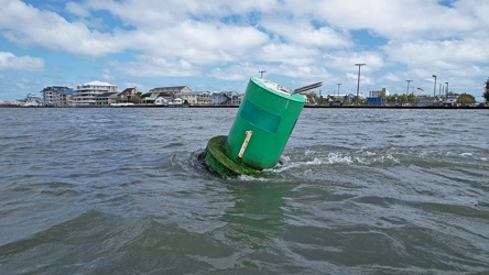 Buoy in Isle of Wight Bay