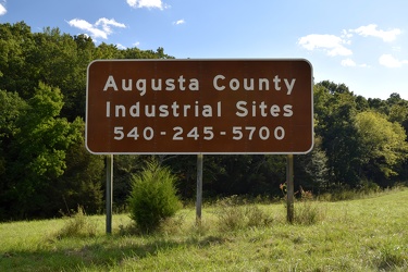 Augusta County Industrial Sites sign [04]