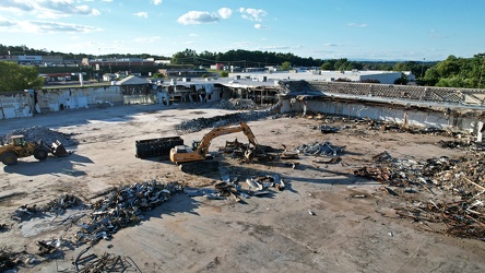 Staunton Mall demolition progress, September 2022 [10]