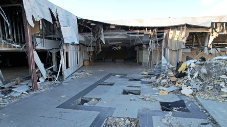 Staunton Mall demolition progress, September 2022 [13]