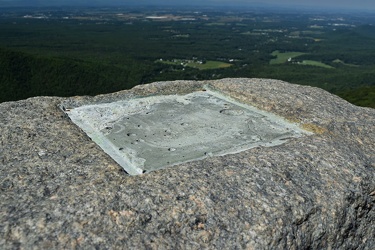 Place where a plaque used to be at Ravens Roost overlook [02]